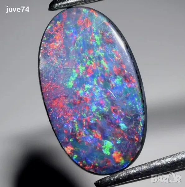 ЕСТЕСТВЕН БЛАГОРОДЕН ОПАЛ (АНДАМУКА,АВСТРАЛИЯ) 10х6 мм., снимка 1