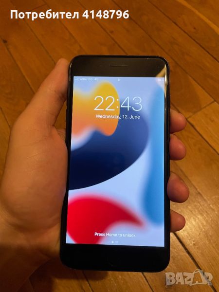 iPhone 7 plus 256gb Jet Black 69%, снимка 1