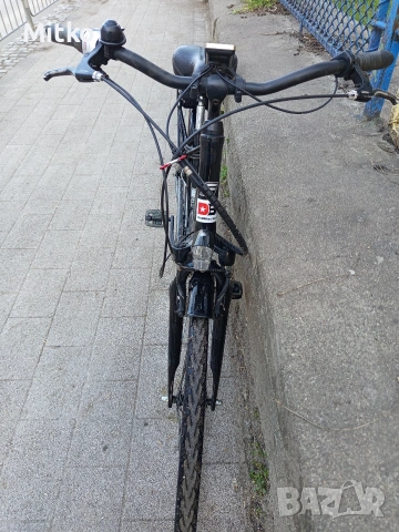 28 цола електрически алуминиев велосипед с 7 скорости усилени капли амортисьори предни като нов , снимка 10 - Велосипеди - 53725728