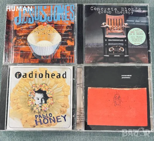 Jesus Jones-Concrete Blonde-Radiohead, снимка 1 - CD дискове - 47050813