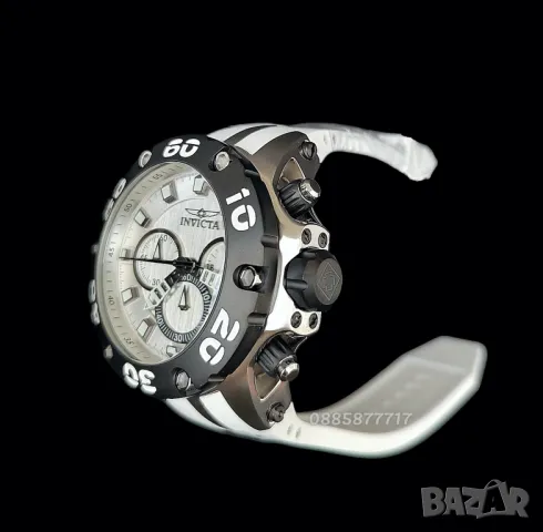 часовник INVICTA Subaqua White 52 mm, Инвикта нов , снимка 4 - Мъжки - 47161490