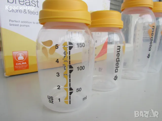 Комплект шишета за кърма Medela Breastmilk Store & Feed Set, снимка 10 - Прибори, съдове, шишета и биберони - 47068968