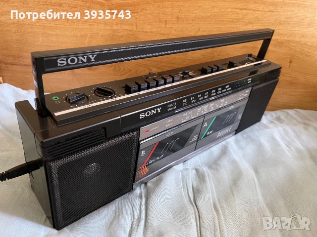 SONY радиокасетофон перфектен, снимка 3 - Радиокасетофони, транзистори - 52384789