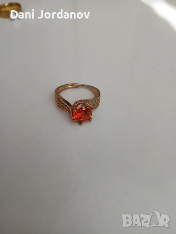 Позлатени пръстени , снимка 2 - Пръстени - 54225419