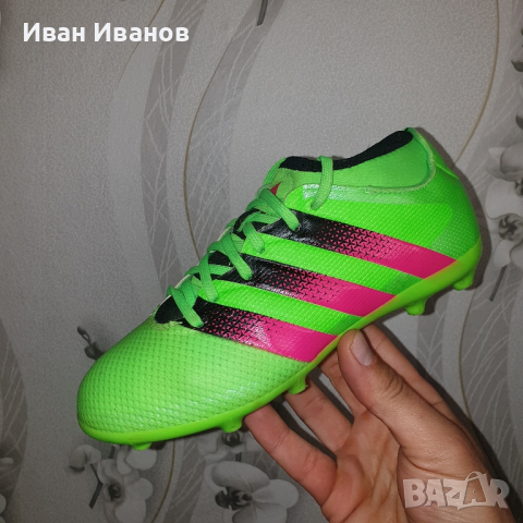 бутонки  ADIDAS ACE 16.3 PRIMEMESH FG  номер 35,5-36, снимка 8 - Футбол - 41146432