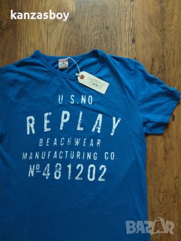 replay beachwear - страхотна мъжка тениска НОВА, снимка 3 - Тениски - 45424950