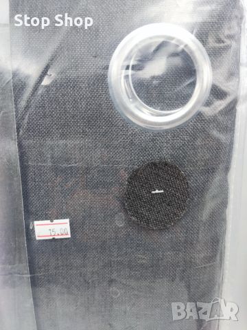 Перде 140 х 260 см черен цвят текстил Blackout , снимка 3 - Пердета и завеси - 45402736