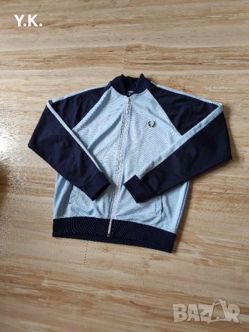 Оригинално мъжко горнище Fred Perry, снимка 2 - Спортни дрехи, екипи - 45714628