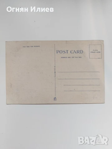 Стара пощенска картичка на Моста на мира, Ню Йорк, САЩ, 1940г., снимка 2 - Филателия - 51085843