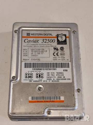 Ретро IDE хард дискове, снимка 7 - Твърди дискове - 53076483