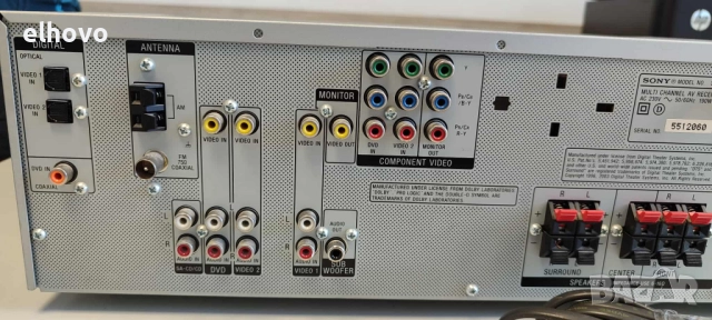 Ресивър SONY STR-K780, снимка 4 - Ресийвъри, усилватели, смесителни пултове - 51601468