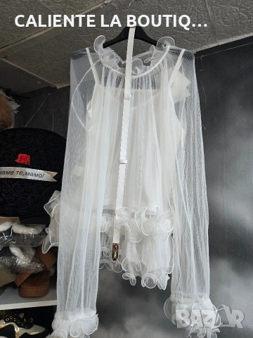 Дамска ефекта риза с колан, снимка 2 - Ризи - 53964127