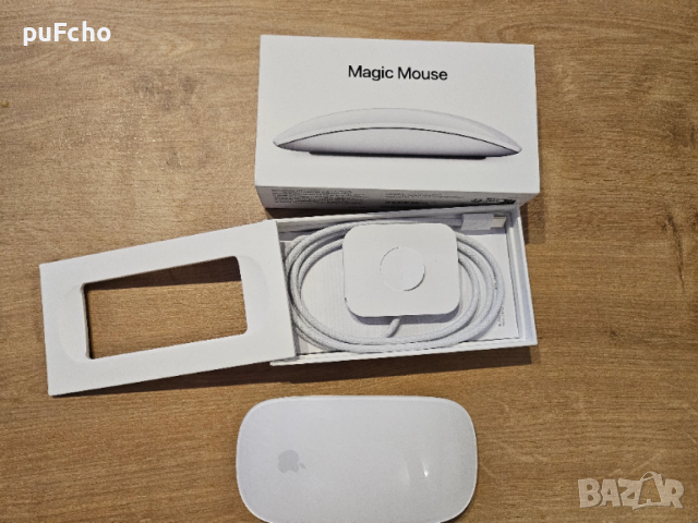 Apple мишка - Magic Mouse (USB-C), чисто нова в гаранция, снимка 2 - Клавиатури и мишки - 52906509