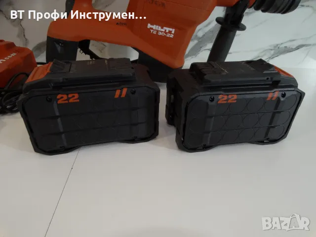 Hilti TE 30 - 22 / 2 x 12 Ah / Nuron - Перфоратор 3.8 J, снимка 4 - Други инструменти - 47035564