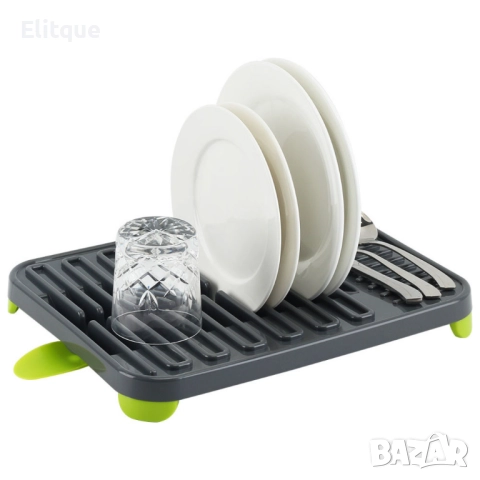 Сушилник за съдове Luigi Ferrero 38x30x4.5cm, сив