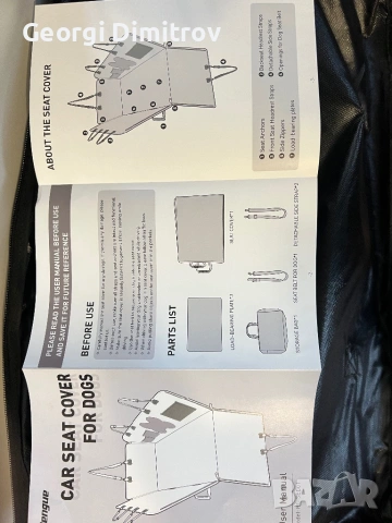 Защитен калъф за задни седалки на автомобил за транспортиране на домашни любимци на марката Rengue, снимка 4 - За кучета - 53747912