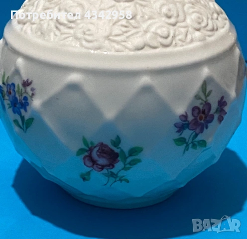  Миниатюрна порцеланова ваза Reutter Porzellan Germany .1980 г., снимка 4 - Антикварни и старинни предмети - 53380683