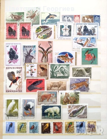 Пощенски марки/ животни/ 220 бр.  К.3, снимка 3 - Филателия - 50874591