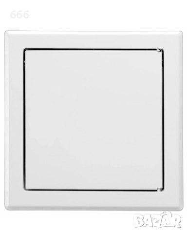 Ревизионна врата/панел за достъп, бяла листова стомана с пружинен заключващ механизъм, снимка 3 - Други - 52617770