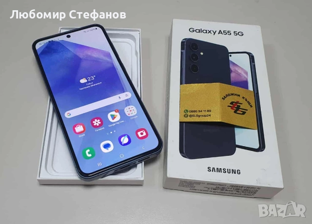 Смартфон Samsung Galaxy A55 5G 128GB 8GB RAM Dual, снимка 3 - Samsung - 52315140