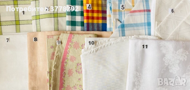 Готови покривки, ушити от Естествен лен, от плътни и качествени платове около 25лв за л.метър, снимка 2 - Декорация за дома - 51996676