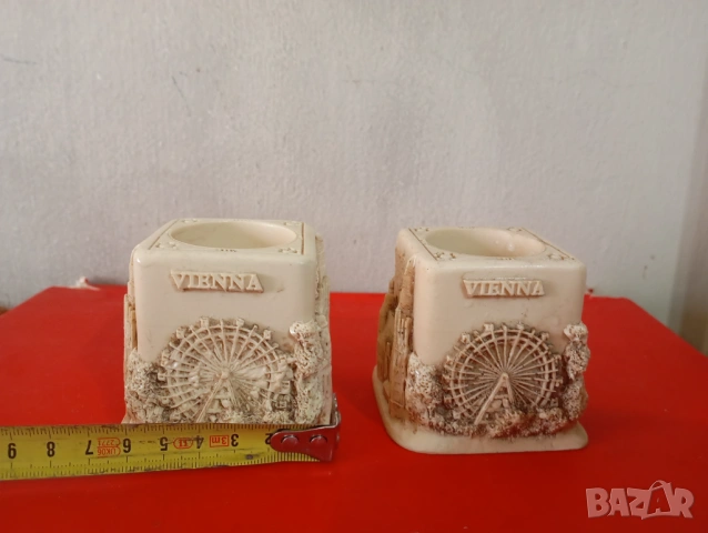 Комплект свещници - виена, снимка 4 - Други ценни предмети - 53705104