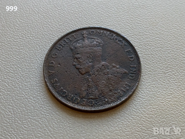 1 пени 1935, 1936, 1943,  Австралия , снимка 3 - Нумизматика и бонистика - 40240231