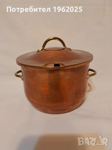 Месингови Тенджера и кутия, снимка 7 - Колекции - 53926662