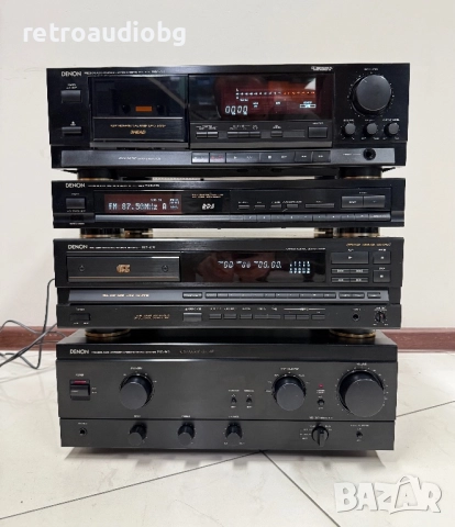 🔉Ретро аудио сет DENON - усилвател, CD, триглав дек, тунер🔉, снимка 5 - Аудиосистеми - 52258580