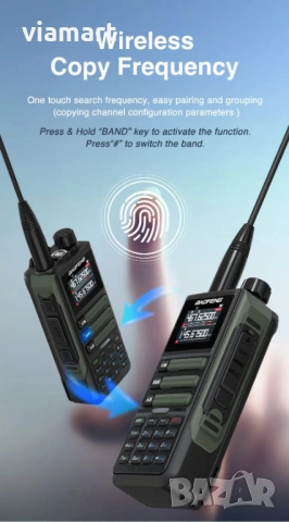 Професионална Радиостанция BAOFENG UV16M-V2 - 15W, 999 канала, IP67, снимка 13 - Друга електроника - 53940334