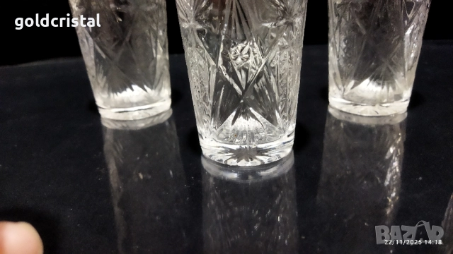 руски кристални чаши , снимка 7 - Антикварни и старинни предмети - 52506682