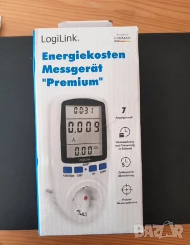 Енергометър LogiLink „Premium“ – измервател на разхода на електроенергия