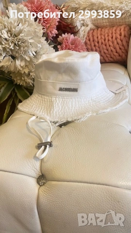 шапка JACQUEMUS Le Bob Artichaut bucket hat, снимка 3 - Шапки - 53504982