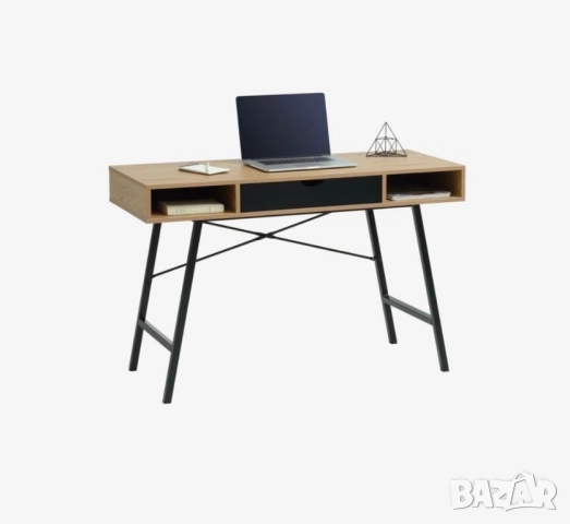 Бюро ABBETVED 48×120 цвят светъл дъб/черно