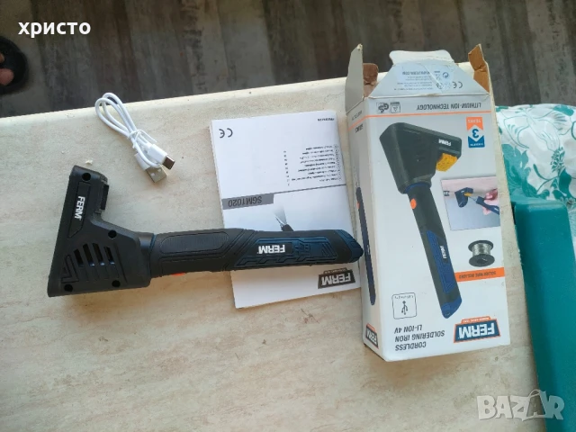 акомулаторен поялник FERM, снимка 2 - Друга електроника - 50910601