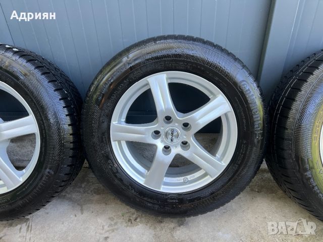 Джанти R16 5х114.3 Nissan Qashqai + Зимни гуми 215/65/16, снимка 4 - Гуми и джанти - 45544882