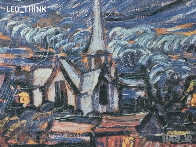 Картина Vincent van Gogh - The Starry Night - Звездна нощ, снимка 3 - Картини - 45918850