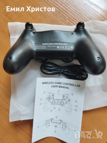 Безжичен геймърски контролер за PS4, снимка 7 - Геймърски - 53927114