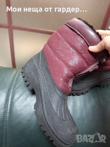 Ботуши зимни термо топли, р.39 гумирани., снимка 5 - Дамски ботуши - 51973608