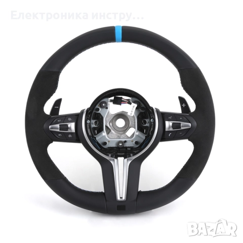 ME03 BMW M Sport Alcantara мултифункционален волан с пера – F-серия (1, 2, 3, 4, 5, X1, X3, X4) + Ai