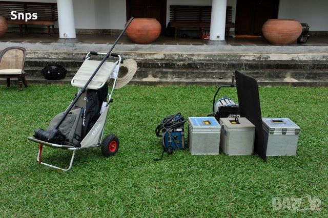 Сгъваема количка за пренос на принадлежности  за плаж, къмпинг, риболов , снимка 6 - Други стоки за дома - 46190057