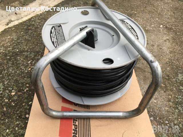 немска макара с удължител 44.5 м, снимка 4 - Разклонители и удължители - 53294859