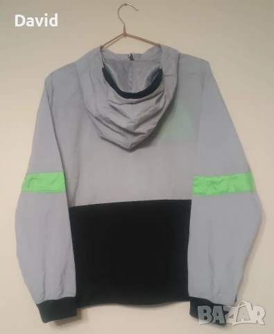 Оригинално Nike Crossover Green Swoosh Jacket юношеско яке тип анорак, снимка 2 - Якета - 54166710