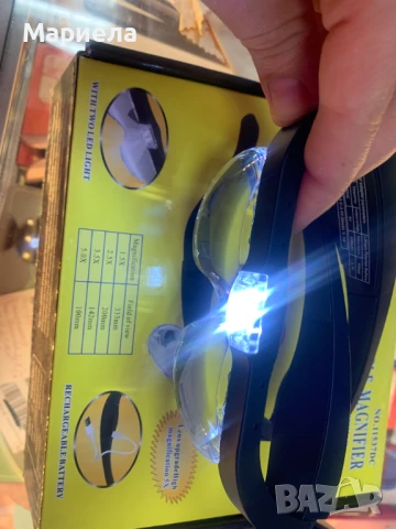 Лупа за глава с LED осветление / С 4 акрилни лещи, снимка 9 - Други стоки за дома - 51202010