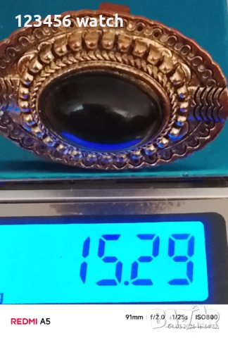 Стари посребрени пръстени със естествен камък, снимка 9 - Антикварни и старинни предмети - 53709696