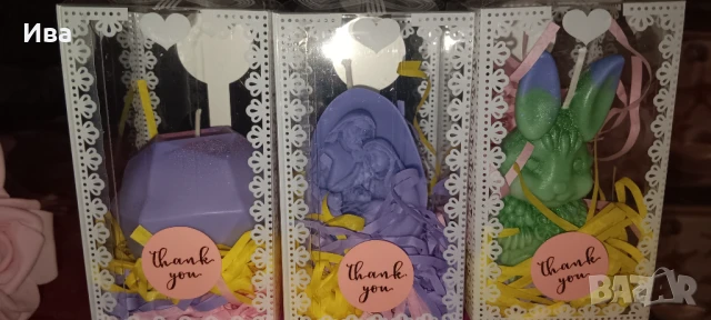 Ароматни свещи, снимка 4 - Ръчно изработени сувенири - 50814251