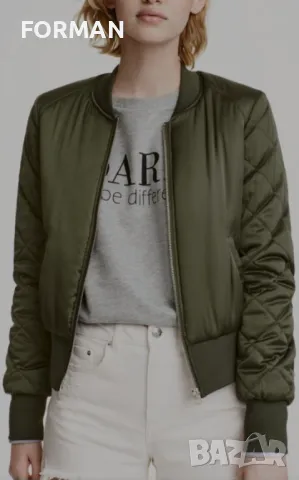 Яке в маслиново зелен цвят, снимка 1