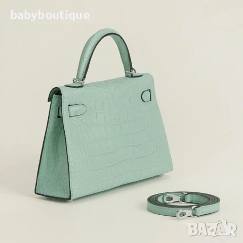 Hermes mini Kelly mint green , снимка 5 - Чанти - 50449235