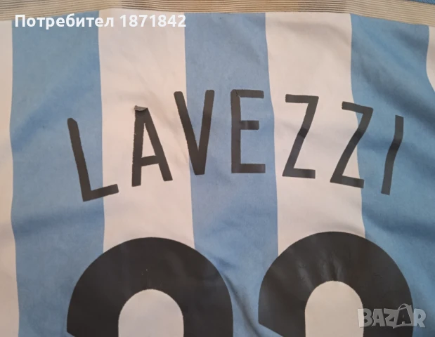 Футболна тениска Argentina/ Lavezzi 22, снимка 3 - Футбол - 50826891