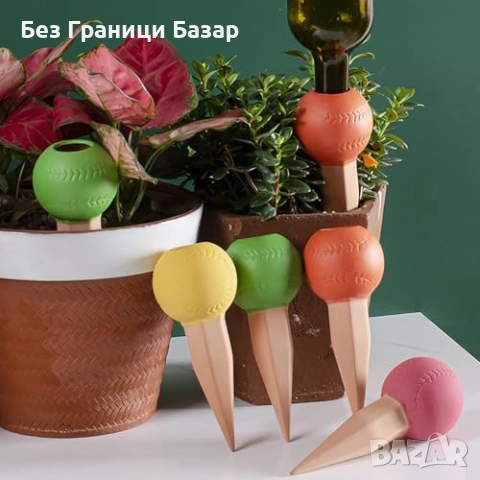 Нови 4 броя теракотени самополиващи шипове за растения градина 3–5 дни , снимка 2 - Други - 53520171